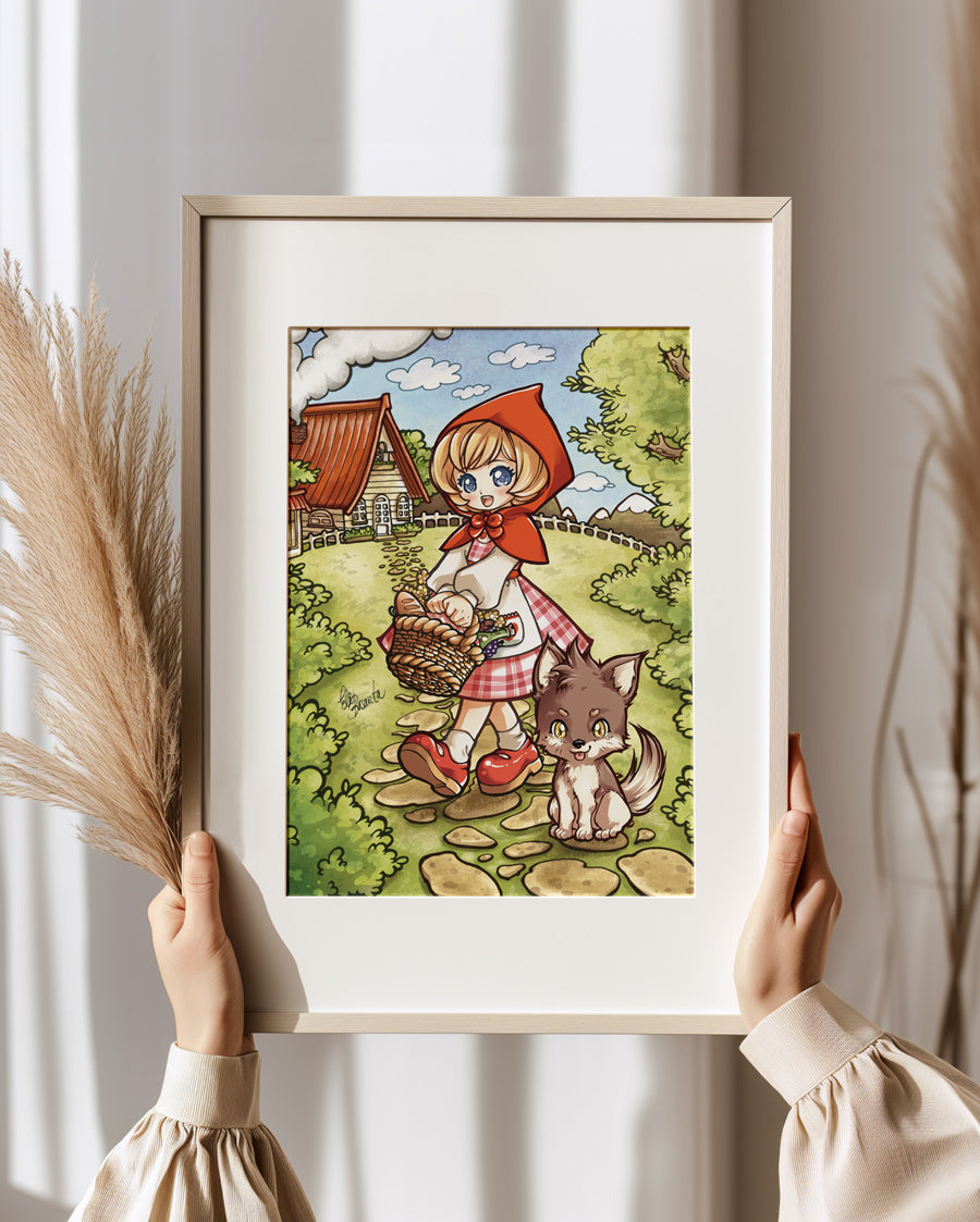 Lámina Caperucita y el Lobo (Edición Limitada)