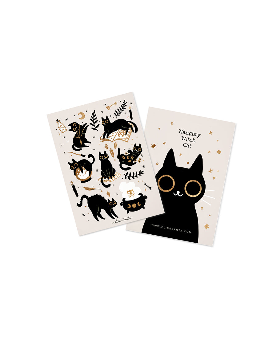 Lámina The Witch Naughty Cat A5 (Open Edition)