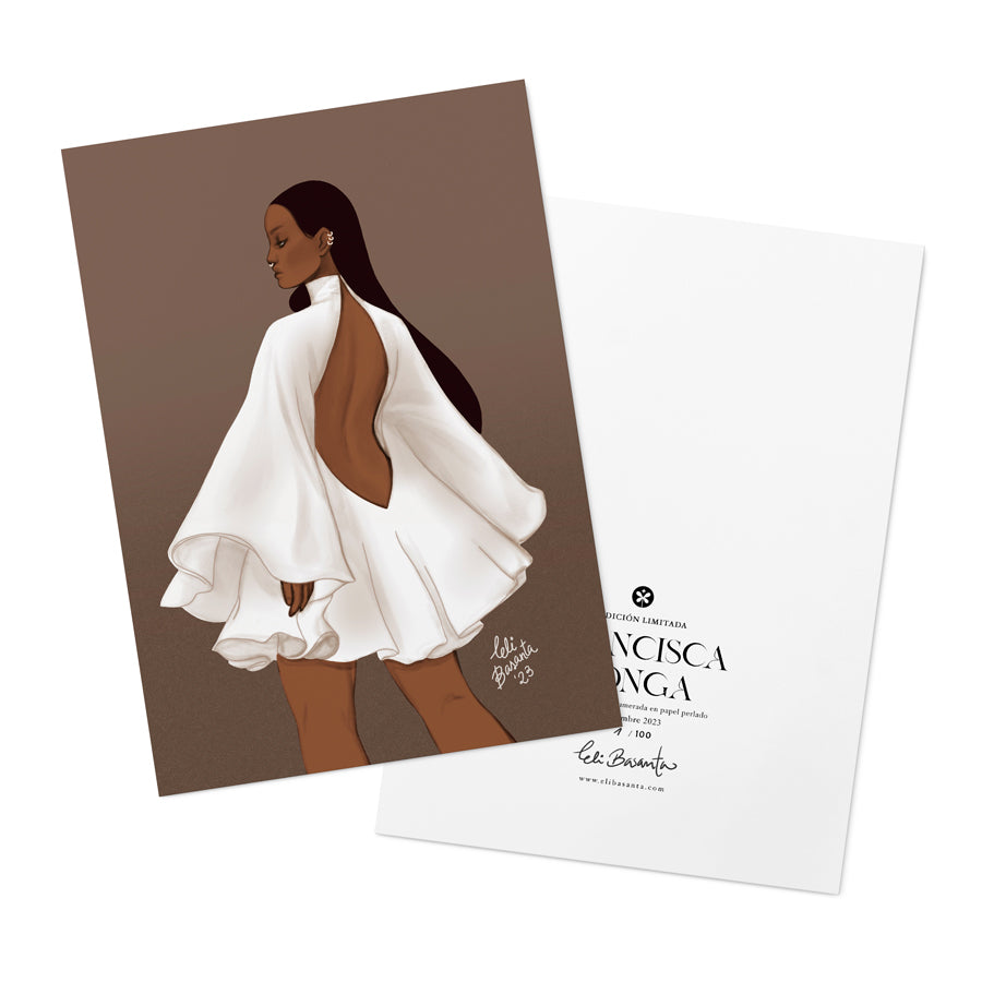 Lámina A4 Francisca Conga (Edición Limitada)