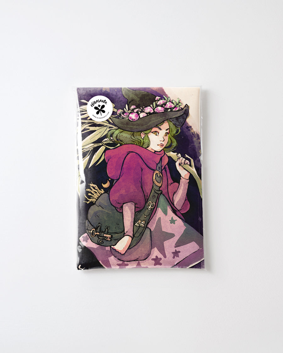 Tote Bag Feminist Witch Color Natural