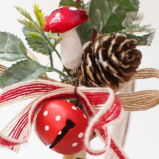 Diadema Mushroom Xmas (pieza única)
