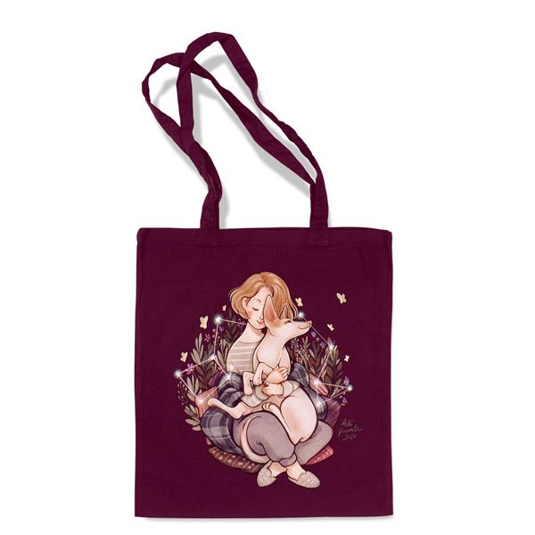 ToteBag Ginger Color Granate