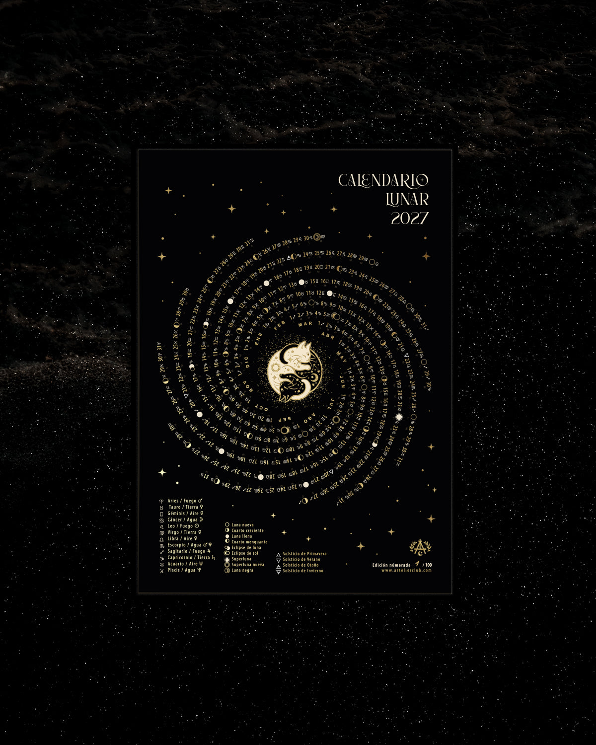 Calendario Lunar 2027  (Edición Limitada)