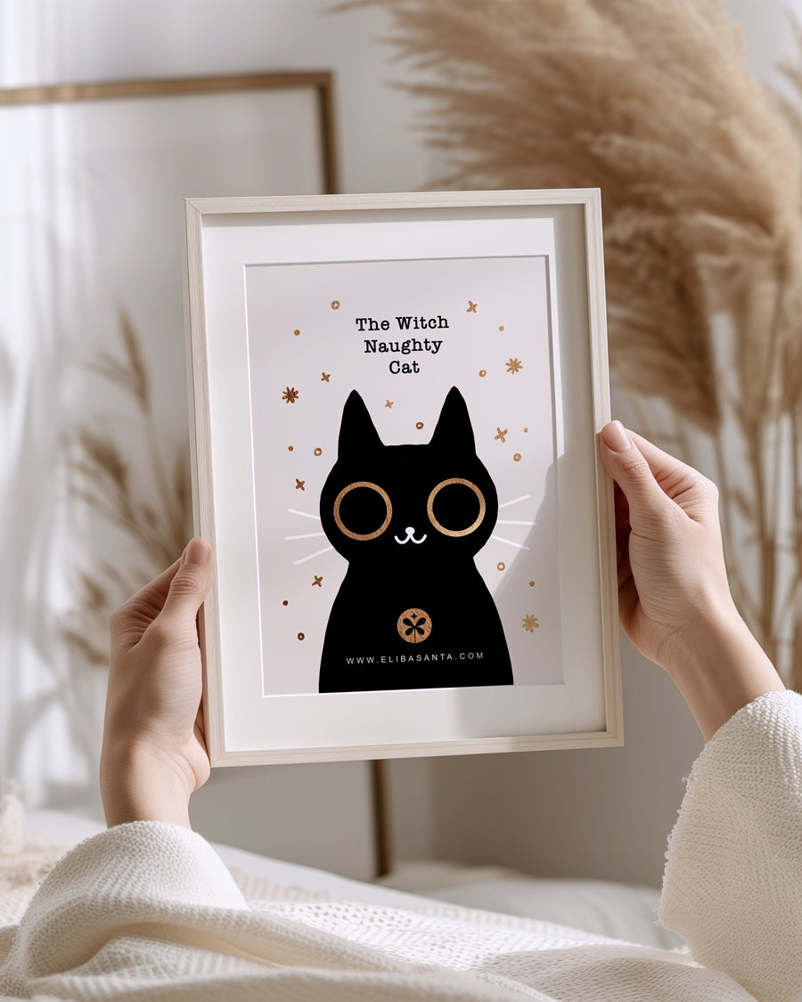 Lámina The Witch Naughty Cat A5 (Open Edition)