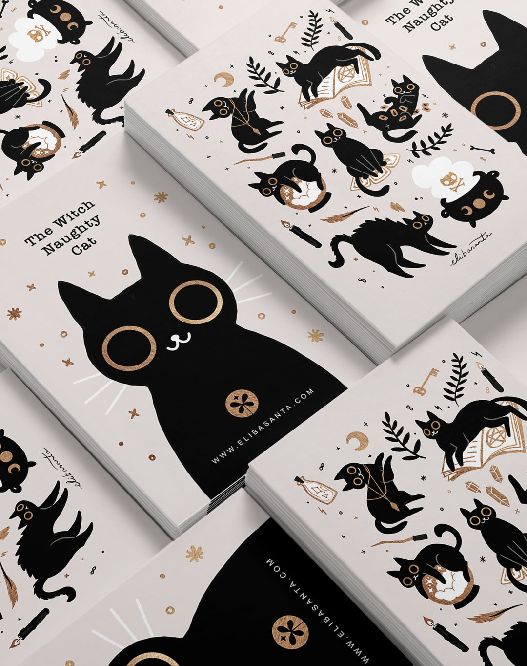 Lámina The Witch Naughty Cat A5 (Open Edition)