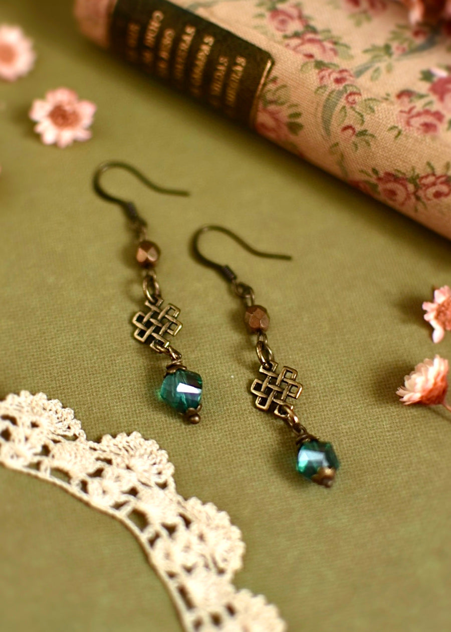 Pendientes Celtas Verde