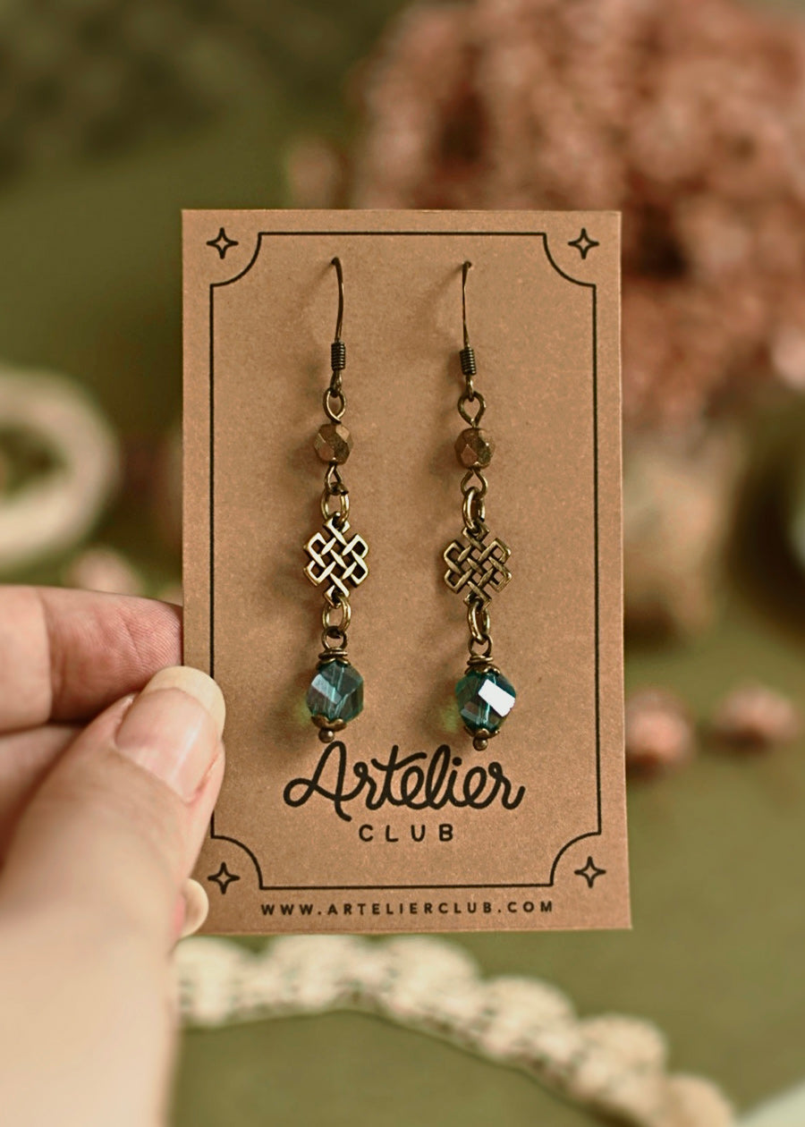 Pendientes Celtas Verde