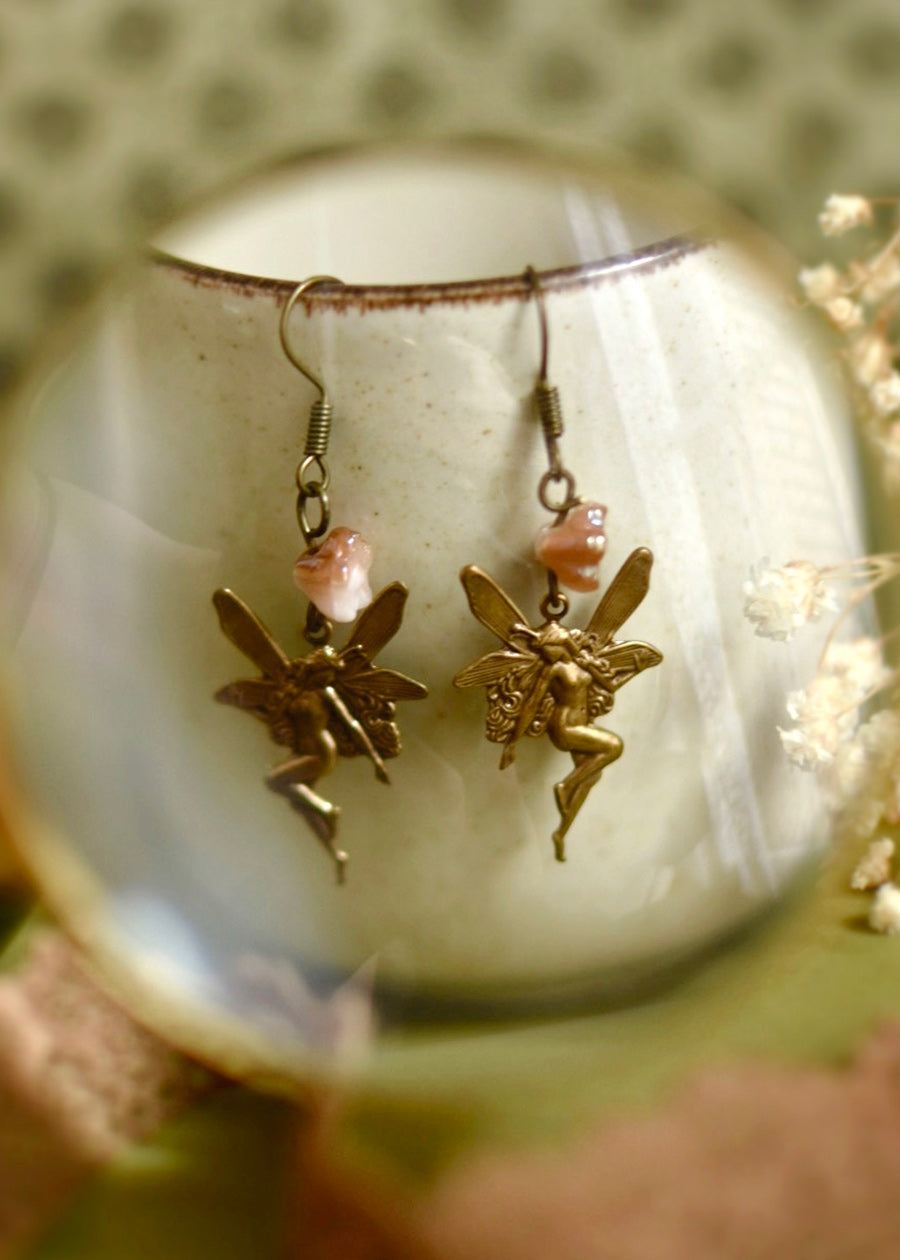 Pendientes Fairies Rosa
