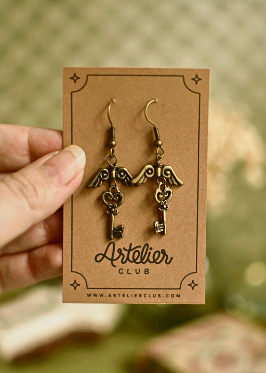 Pendientes Bronce Flying Key