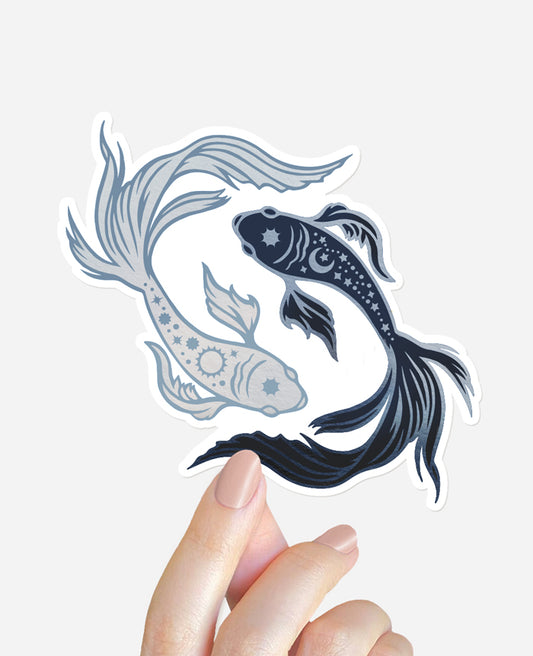 Sticker Peces Estelares Metalizados