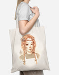 Tote Bag Anne with an E Color Natural