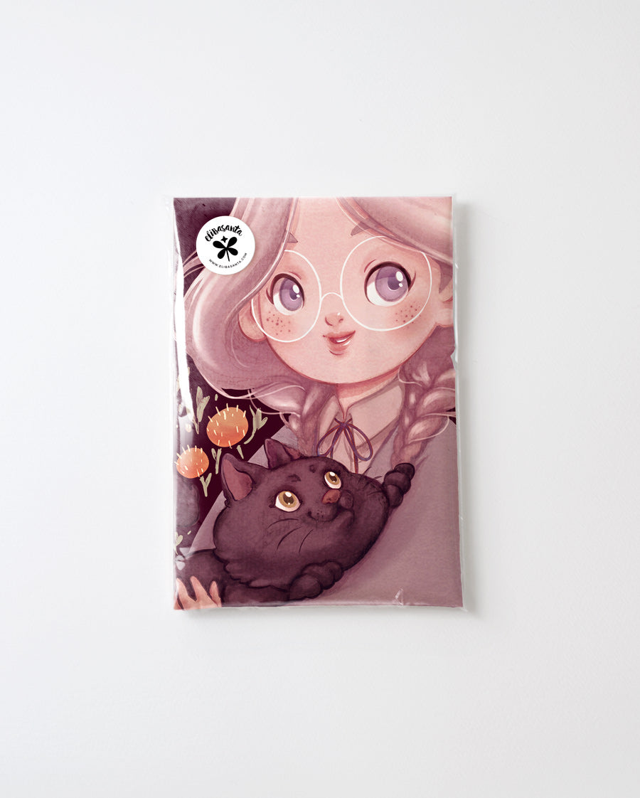 ToteBag Bunny y Cat Color Granate
