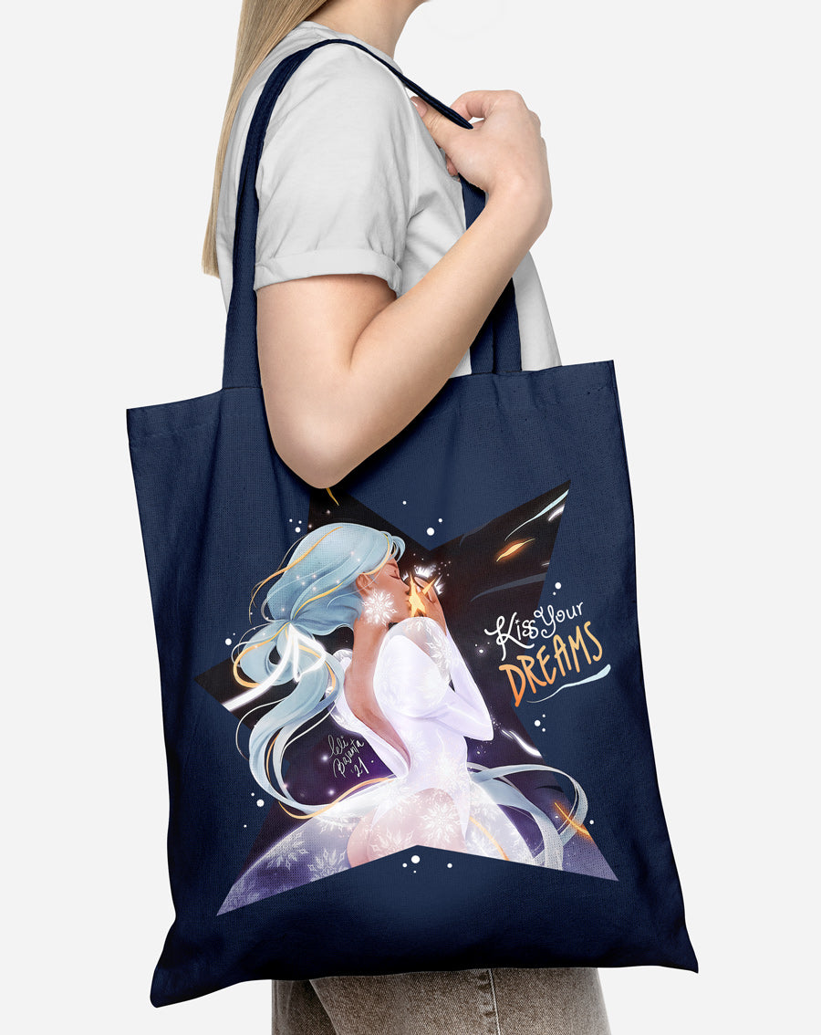 ToteBag Kiss the Star Color Marino
