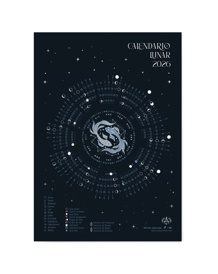Calendario Lunar 2026  (Edición Limitada)