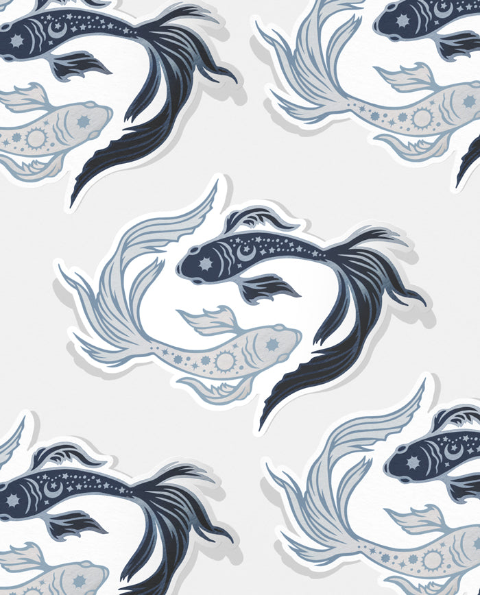 Sticker Peces Estelares Metalizados